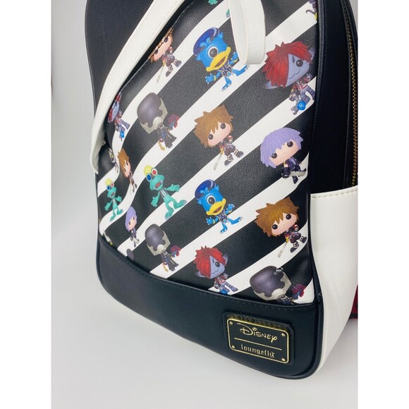 RARE  Loungefly Funko Pop Kingdom Hearts Disney Mickey Sora Goofy Backpack Bag main image 6